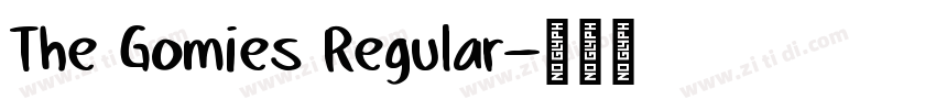 The Gomies Regular字体转换